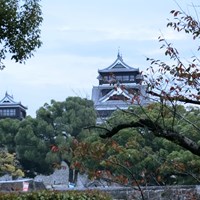 熊本城の復旧現場にて