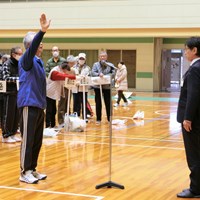 東郷町老人クラブ輪投げ大会