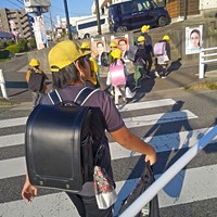 死亡事故ゼロの日　通学支援活動