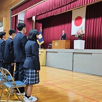 愛知県立日進高等学校第48回入学式