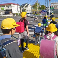 始業式！交通安全支援活動