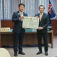 全国都道府県議会議員在職10年功労賞受賞