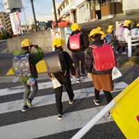 「交通事故死ゼロの日」通学・通勤見守り