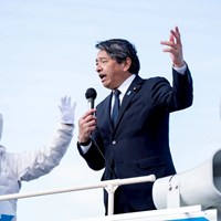 榛葉幹事長！皆様へ熱い訴え