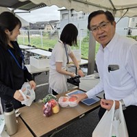 ふれあい朝市と保護猫の正式譲渡